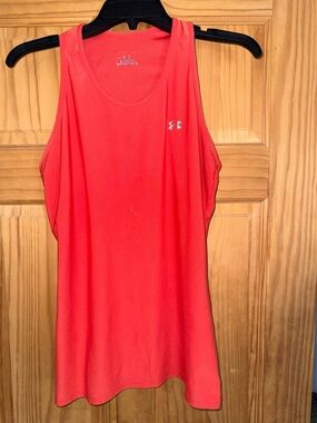 Under Armour Women’s Coral-Red Performance Tank Top